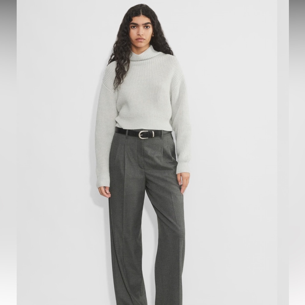 Aritzia Wilfred
Montpellier Merino Wool Waist Turtleneck New with Tags XS